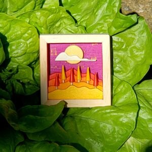 Quadrinho 06 - Pinheiros e o Sol - 8,5 x 9,0 cm