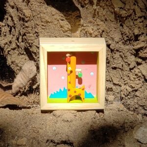 Quadrinho 07 - A Girafa e a Fruta - 8,5 x 9