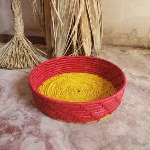Fruteira da Ilha - Amarelo e Vermelho - 32 x 8 cm