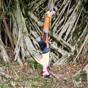 Pássaro e Macaco de José Francisco - 120 cm