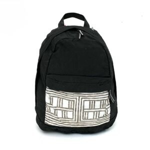 Mochila Kayapó Preta - 40 x 30 x 18 cm