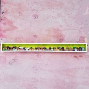 Quadro Vila Barroca - 90 x 5 x 9 cm - Verde Claro