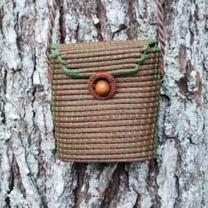 Bolsa Piaçava Baré M03VD - 18 x 19 x 7 cm