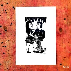 Xilogravura Edna Silva M12 - Forró - 48 x 33 cm