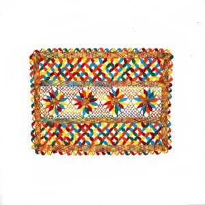 Pano de Bandeja em Renda de Bilro nº 01 - 40 x 30 cm