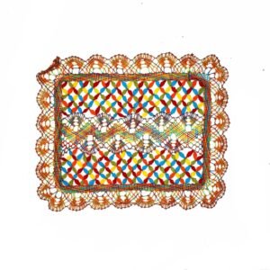 Pano de Bandeja em Renda de Bilro nº 02 - 40 x 30 cm