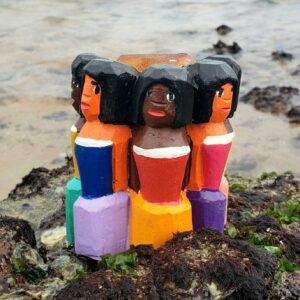As Cinco Meninas Guari - 9 x 6 x 9 cm