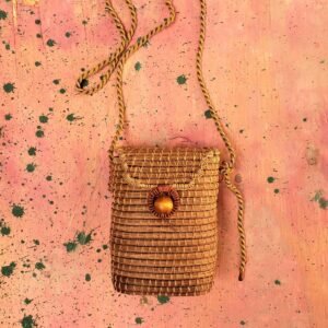 Bolsa Piaçava Baré P01MR - 15 x 19 x 7 cm