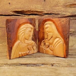 Livro Coração de Jesus e Maria - Davi - 30 x 2 x 18 cm